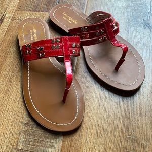 Kate Spade Red Patent Sandals